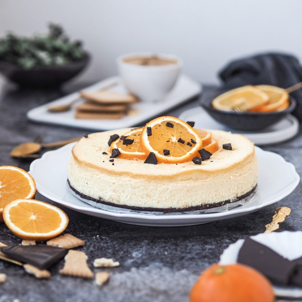 Pomerančový cheesecake