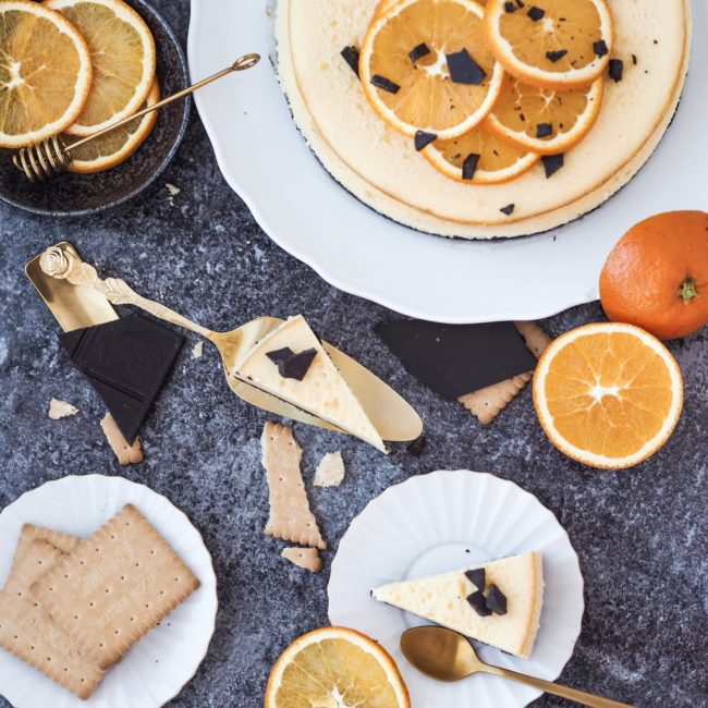 Pomerančový cheesecake