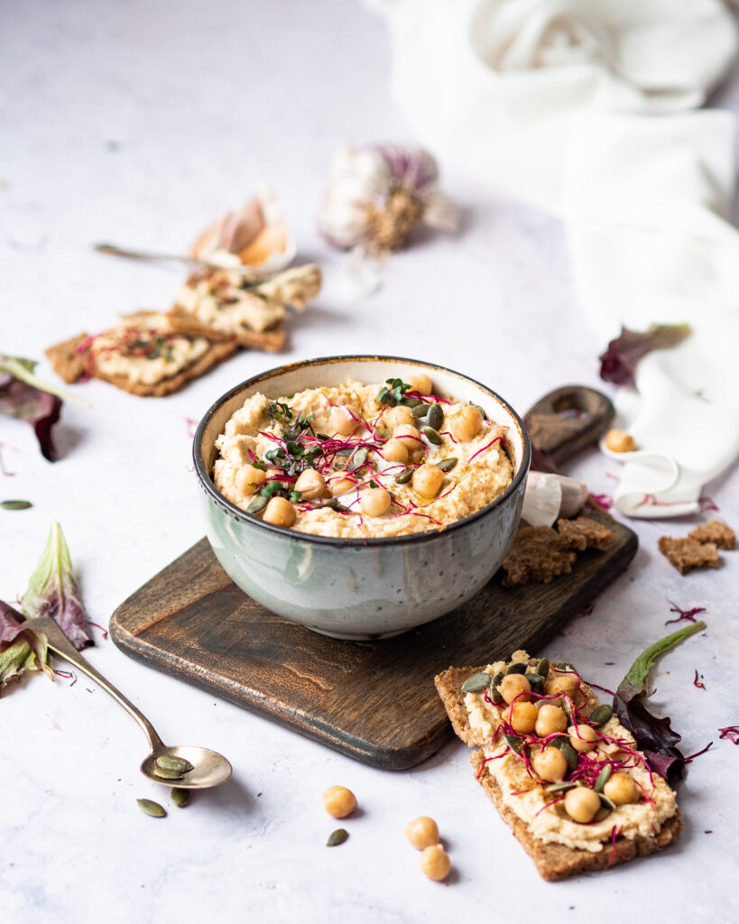 Hummus s pečeným celerem